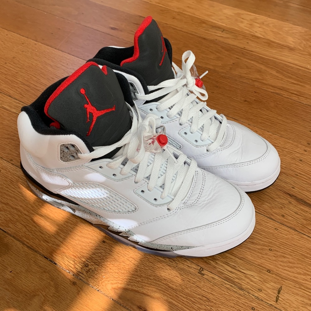 Jordan 5 White Cement